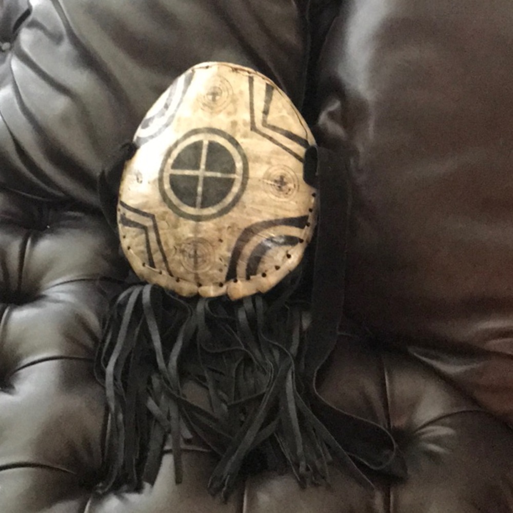 Hand crafted tortoise shell Native American bag!!!